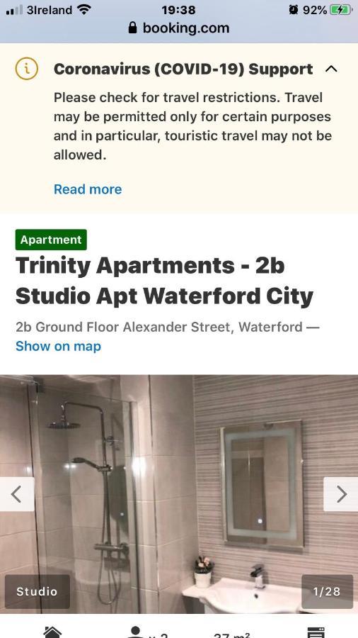 Trinity Apartments - 2B Studio Apt Waterford City Exteriér fotografie